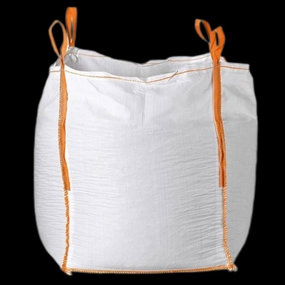 Υγρασία - άσπρη ορθάνοικτη μαζική τσάντα 1500kg μαζικών εμπορευματοκιβωτίων απόδειξης FIBC εύκαμπτη ενδιάμεση